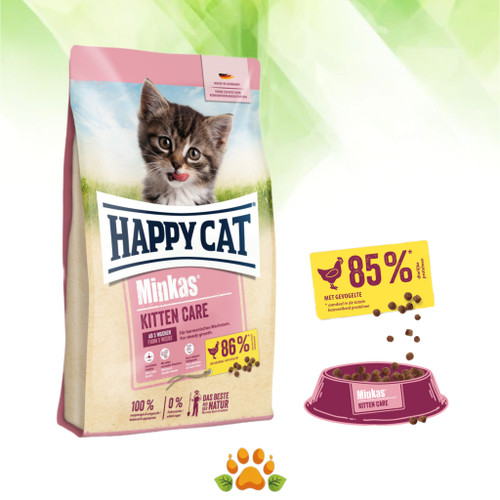 بسته غذاخشک گربه کیتن مینکاس هپی کت فله